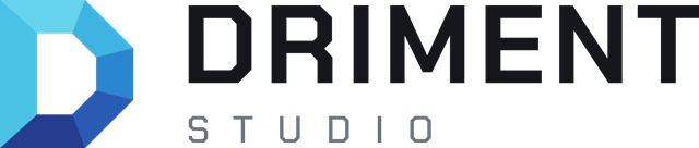Driment Studio logo for light backgrounds